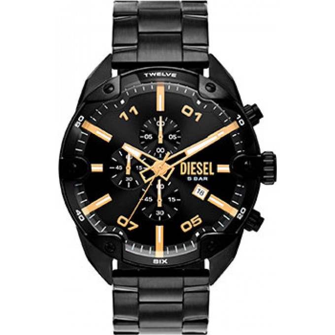 fashion наручные мужские часы DIESEL DZ4644. Коллекция Spiked W241568