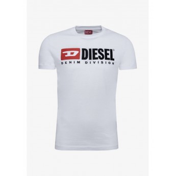 Футболка унисекс DIESEL DI122O0KG белая L